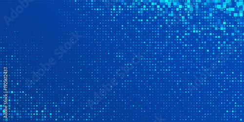 Art blue Tech Finance Fintech Background Abstract Pixel Pattern. Abstract Business Tech Science modern