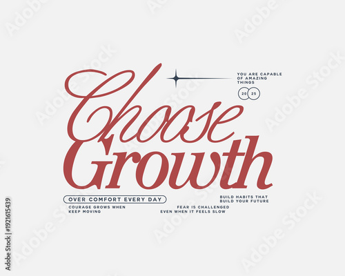 Modern streetwear Aesthetic quotes typography graphic tee design templates