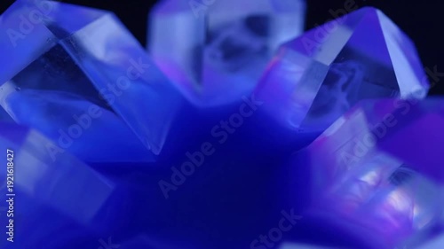 Abstract Liquid Crystal Art Capture a visually stunning, purely abstract composition of vivid, clean crystals and flowing, ink-inspired patterns, emphasizing artistic beauty and balance in motion.