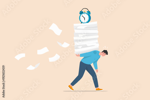 Busy Person With Workload