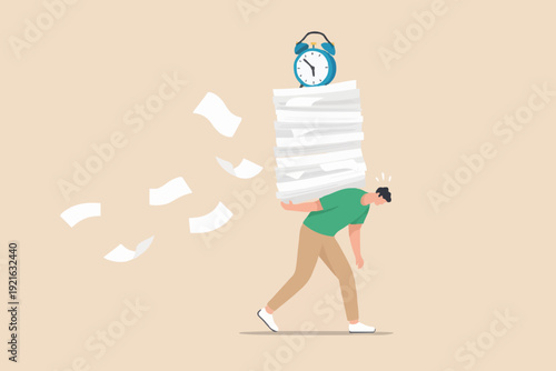 Busy Person With Workload