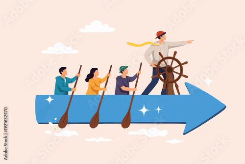 Teamwork and Success Concept