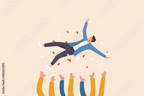 People Falling Upward Support