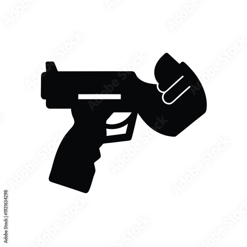 Arm Blaster Silhouette for Bicep Curls and Arm Strength