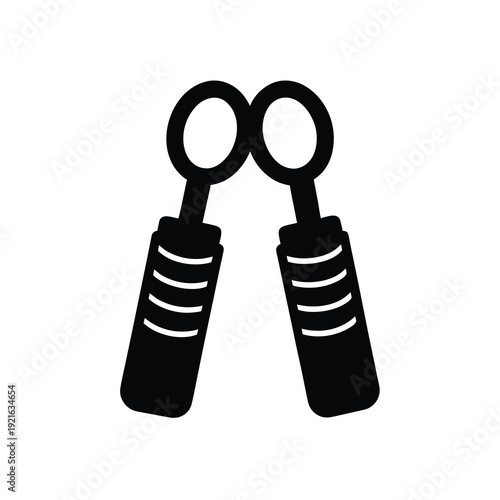 Hand Grippers Silhouette for Grip Strength and Hand Workout