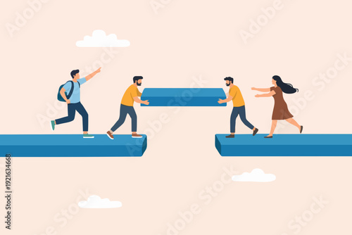 People Working Together Now