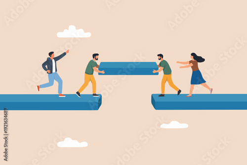 People Working Together Now