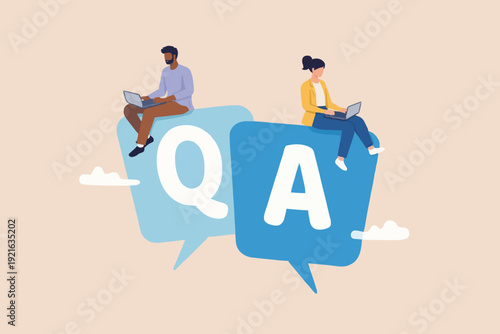 People Working With Questions