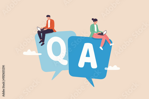 People with Questions Answers