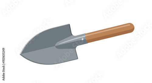 Versatile and durable small garden trowel, an essential hand tool perfect for digging, planting, and cultivating soil in any home garden or outdoor space, symbolizing efficient horticulture