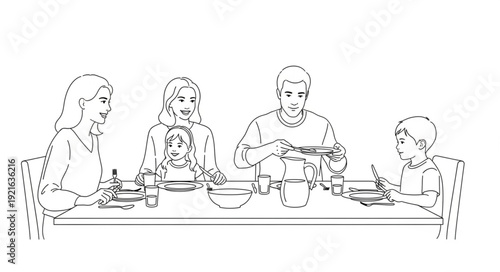 Family Playing Chess Together.