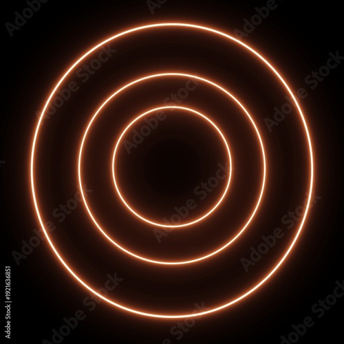 abstract background with glowing circles
