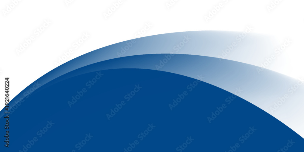 Obraz premium Blue and white wave Book cover design modern. Annual report. Brochure template, catalog. Simple Flyer promotion.