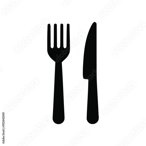Fork and Knife Vector Illustration
