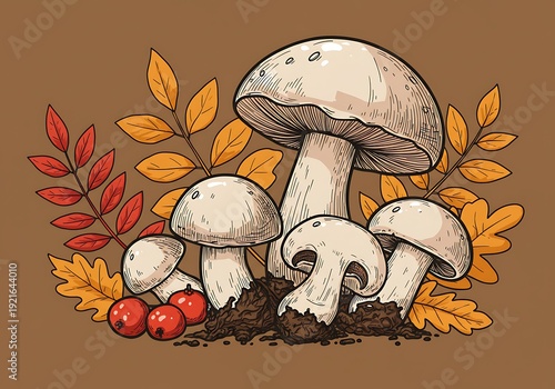 Autumnal Fungus Family