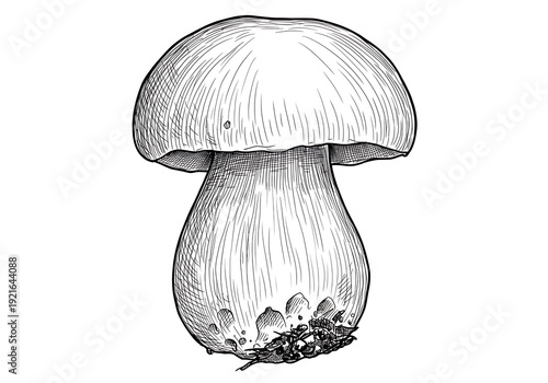 Botanical Linework: Cep Study