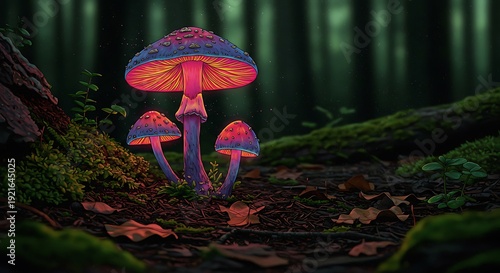 Twilight Fungi Glow