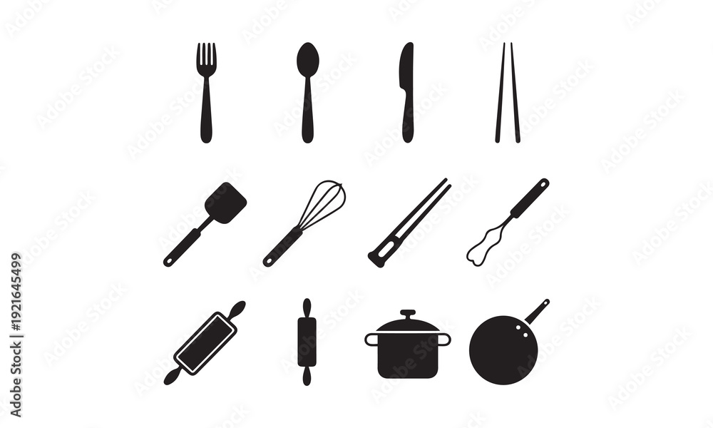 Obraz premium cook type icon design.