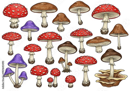 Fungal Fantasy: A Chromatic Harvest