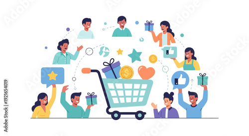 Online Shopping Experience, Customer Loyalty Programs & E-commerce Engagement Network