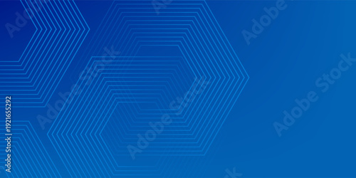 Abstract Hexagon Blue Tech Finance Fintech Background Abstract Pixel Pattern. Abstract Business Tech Simple Art Modern Abstract