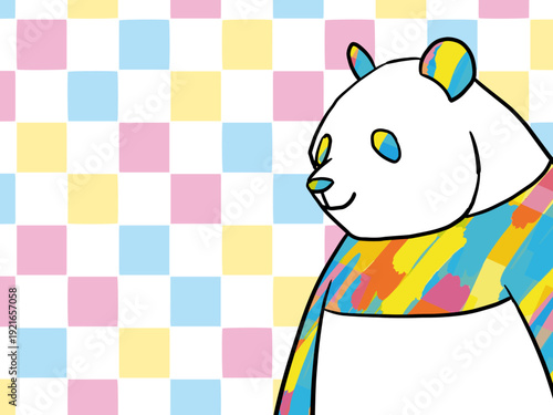 パンダ, クマ, 動物, manga, おもちゃ, ベクター, イラスト, 文科系, かわいい, 