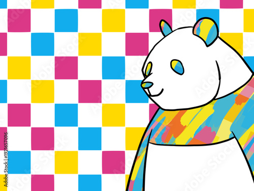 パンダ, クマ, 動物, manga, おもちゃ, ベクター, イラスト, 文科系, かわいい, 