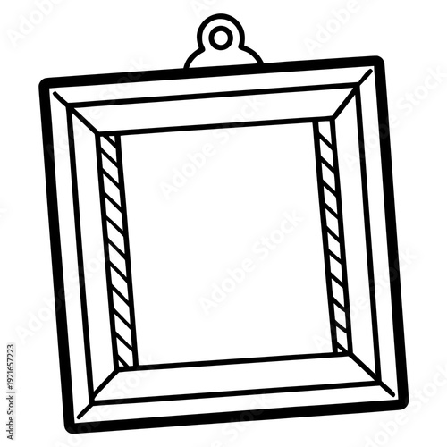 black and white frame