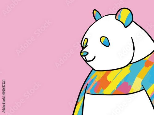 パンダ, クマ, 動物, manga, おもちゃ, ベクター, イラスト, 文科系, かわいい, 