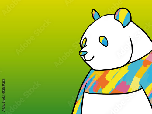 パンダ, クマ, 動物, manga, おもちゃ, ベクター, イラスト, 文科系, かわいい, 