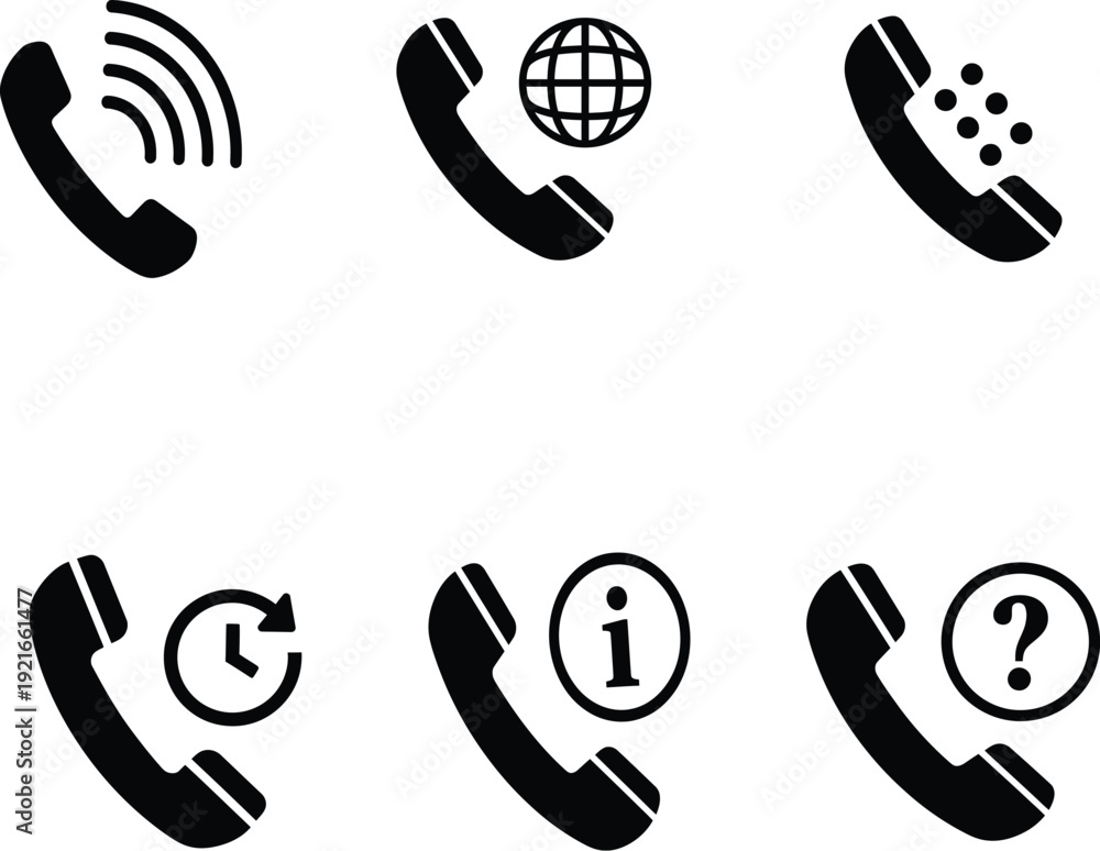 Obraz premium Telephone Icon