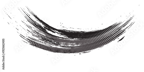 Grunge Brush strokes Background. Black Brush strokes isolated on white background. Grunge texture Background. Abstract Black and white grunge texture.