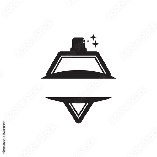 simple perfume logo design vector