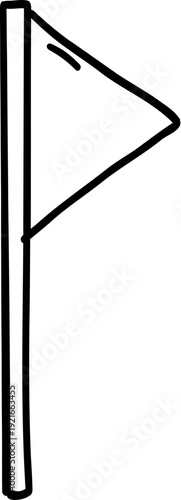 Doodle Location Pin. Navigation Marker, Pinpoint or Tag. GPS Map navigation mark 