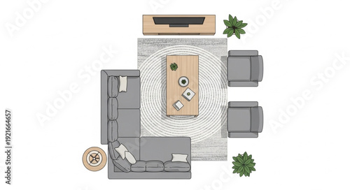 Floor Plan Architecture Design Illustration.