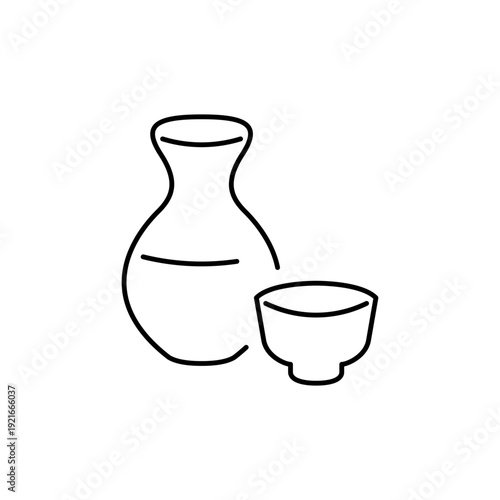 日本酒をモチーフにしたお酒アイコン