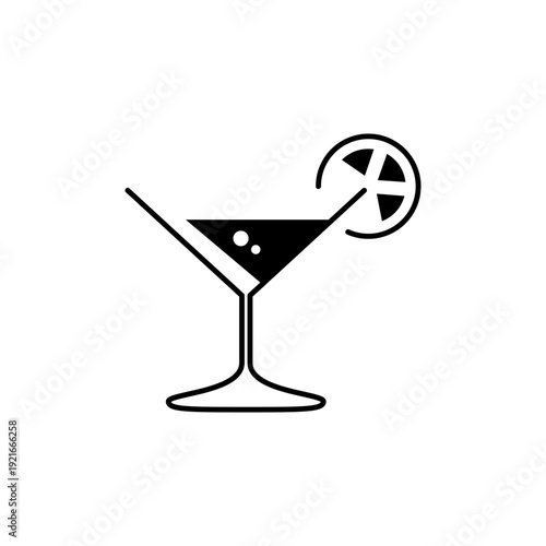 カクテルをモチーフにしたアイコン