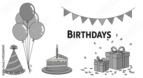 Birthday Party Celebration Cake Gifts.