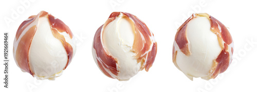 Wallpaper Mural Delicious ice cream balls on transparent background photography studio close-up Torontodigital.ca