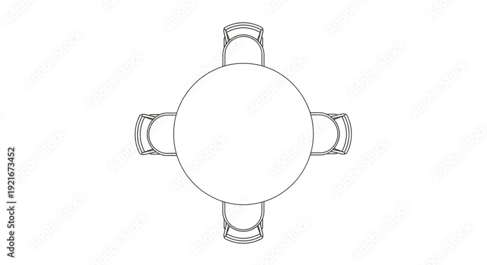 Fototapeta premium Four Way Pipe Fitting Connector.