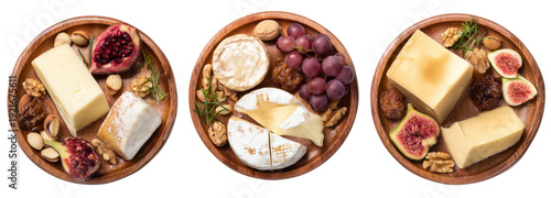 Wallpaper Mural Cheese platter arrangement with fruits transparent background gourmet food scene Torontodigital.ca