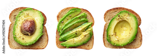 Wallpaper Mural Avocado toast preparation kitchen photography close-up transparent background Torontodigital.ca