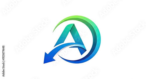 Free Download Abstract letter a logo with arrow symbol design for business and branding - GFXLoad