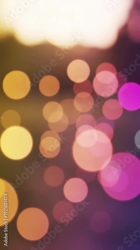 Abstract Light Phenomena Dreamy Out-of-Focus Canvas