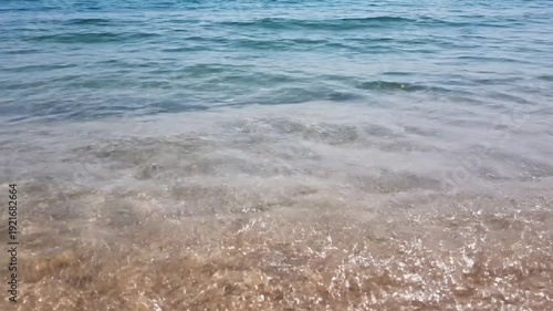 Ocean Surface Reflection Medium Shot