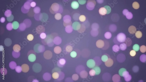 Pastel Bokeh Dreamscape Close-up of gentle, shimmering light