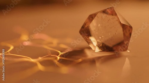 Refracted Light Patterns Abstract Visuals