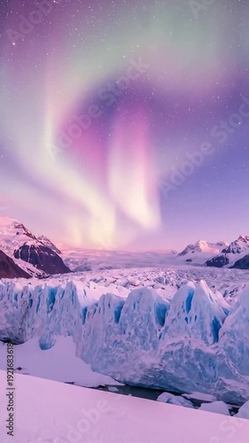 Glacial Reverie Meditative backdrop