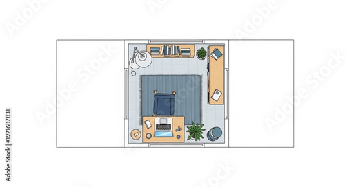 House Floor Plan Architecture Design.