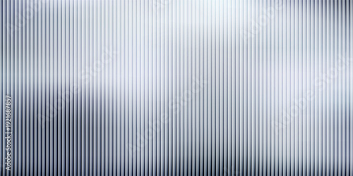 Vector ribbed glass texture background. Blue white grey ribbed glass. Natural color. Mesh gradient. acrylic ribbed bath surface. Reeded glass background semitransparent overlay. Bath wall window
